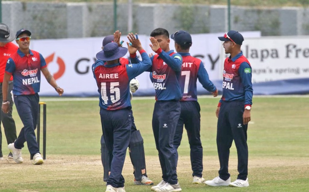 टी-२० क्रिकेट : नेपाललाई ११५ रनको लक्ष्य