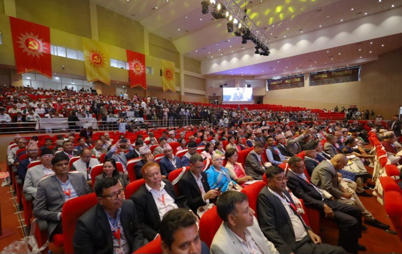 नेकपा एमालेको बिधान महाधिवेशन प्रतिवेदनमाथिको समूहगत छलफल आज सकिने